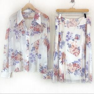 St. John Couture skirt set